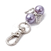 Angel Glass Pearl Pendant Decoration HJEW-JM02601-5
