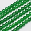 Natural & Dyed Malaysia Jade Bead Strands G-A146-8mm-A06-3