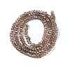 Electroplate Glass Beads Strands EGLA-A044-T1mm-A16-3