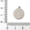 304 Stainless Steel Tibetan Style Pendants STAS-S185-06AS-B-3