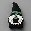 Gnome Food Grade Eco-Friendly Silicone Focal Beads SIL-WH0012-042B-1