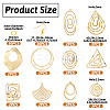 DIY Geometry Earring Making Kit DIY-TA0005-30-3
