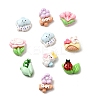 Opaque Resin Cabochons RESI-K046-09-1