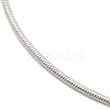 Non-Tarnish 304 Stainless Steel Snake Chain Necklace for Women NJEW-G104-01P-2