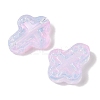 Transparent Spray Paint Glass Beads GLAA-Z011-04F-2