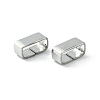 Non-Tarnish 201 Stainless Steel Slide Charms/Slider Beads STAS-C016-08A-P-1-3