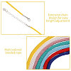 9Pcs 9 Colors Round Nylon Milan Cord Necklace Making NJEW-PH01635-4