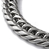 Non-Tarnish 304 Stainless Steel Cuban Link Chain Necklaces NJEW-P288-19P-2
