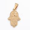 304 Stainless Steel Pendants STAS-H372-13G-1