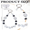 1Pc Alloy & Acrylic Bead Mobile Straps for Women AJEW-LP0005-09-2