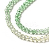 Transparent Gradient Color Glass Beads Strands X1-GLAA-H021-01B-13-3