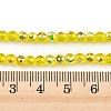 Electroplate Transparent Glass Beads EGLA-B013-02A-AB02-4