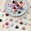 80Pcs AB Color Plated Opaque Acrylic Beads OACR-SP0002-45B-7