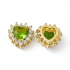 Rack Plating Brass Micro Pave Cubic Zirconia Beads KK-C007-12G-03-2