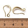 Brass Earring Hooks KK-H502-14G-3