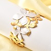 304 Stainless Steel Cuff Bangles for Women BJEW-F509-03D-G-2