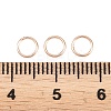 Brass Closed Jump Rings KK-D257-01RG-05-3