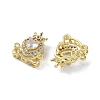 Brass Pave Clear Cubic Zirconia Multi-Strand Links LS-KK-B087-17G-2