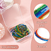  10 Strands 10 Colors Transparent Glass Beads Strands GLAA-TA0001-77-6