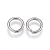Tarnish Resistant 304 Stainless Steel Open Jump Rings A-STAS-E113-11P-2