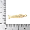 Brass Micro Pave Clear Cubic Zirconia Pendants LS-KK-U064-18B-G-3