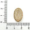 Rack Plating Brass Micro Pave Cubic Zirconia Charms KK-G513-74A-02G-3