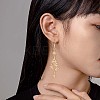 Alloy Mushroom Dangle Earrings JE978A-3