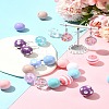 DIY Round Acrylic & Resin Jewelry Making Findings Kits DIY-FS0007-63-10