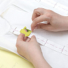 6Pcs 6 Colors Plastic Patchwork Tools TOOL-UN0001-66-5