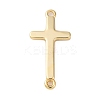 Brass Connector Charms KK-V016-24G-1