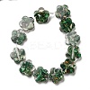 Dyed Natural Imperial Jasper with Resin Beads Strands G-G083-G06-01-2