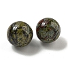 Natural Dragon Blood Round Ball Figurines Statues for Home Office Desktop Decoration G-P532-02A-15-2