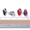 Electroplate Czech Glass Beads GLAA-O018-15-4