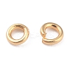 Rack Plating Brass Open Jump Rings X-KK-O139-18D-G-2
