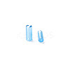 Transparent Colours Luster Glass Bugle Beads SEED-N005-001-A08-6