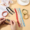 16Pcs 8 Colors Imitation Leather Cord Bracelets Set with Snap Clasps BJEW-GF0001-19-3