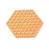 Plastic Beads Cup Mat AJEW-CM00002-4