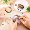 80Pcs 2-Hole Porcelain Buttons PORC-PJ0001-02A-6