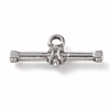 Non-Tarnish 304 Stainless Steel Toggle Clasps Parts LS-STAS-K209-04P-1