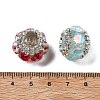 Acrylic Rhinestone Rondelle Beads OACR-S048-02-3