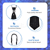 2Pcs 2 Style Polyester Children Suit Necktie AJEW-FG0002-41B-3