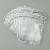 30Pcs Transparent Plastic Resealable Packaging Bags OPP-FS0001-06C-3