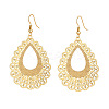 Hollow Brass Dangle Earrings for Women WG72A0C-06-1