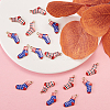 20Pcs 2 Colors Alloy Enamel Christmas Theme Pendants PALLOY-CJ0001-138-4