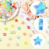 90Pcs 9 Colors Eco-Friendly Transparent Acrylic Beads TACR-FS0001-63-3