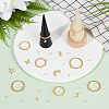 DELORIGIN DIY Charms Finger Ring Making Kit DIY-DR0001-24-4