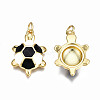 Brass Enamel Pendants KK-Q252-018A-NF-3