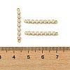 SHEGRACE Brass Pave Clear Cubic Zirconia Connector Charms XGRQ3P195-639G-3