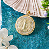 1Pc Brass Micro Pave Cubic Zirconia Pendants KK-TA0002-80B-G-3