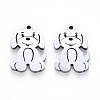 Tarnish Resistant 304 Stainless Steel Pendants X-STAS-N092-68-2